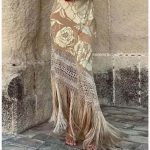 Sexy Bronzing Heart Shaped Tassel Asymmetrical V Neck Dresses