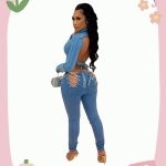 Sexy Button Cutout Sexy Slim Fit Stretch Skinny Jeans