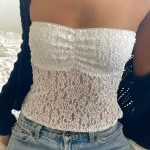 Sexy Lace Hollow Sleeveless Crop Top