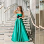 Sexy Off Shoulder Wedding Dress green-S