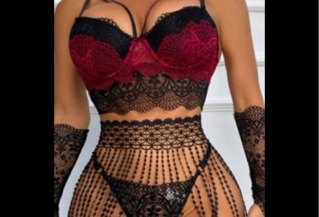 Sexy Sleep Wear | Color: Black/Red | Size: L