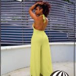 Sexy Solid Color Sleeveless Backless Jumpsuit