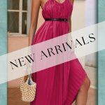 Sexy Vacation Solid Fold with Belt Halter A Line Dresses
