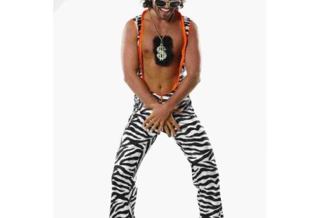 Sexy Zebra Trägerhose für sexy Männer Perfekt für Disco, Party & Männerstrip!