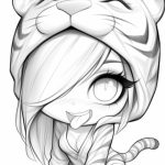 Sexy chica tigre
