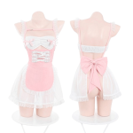 Sexy costume with butterfly buttocks maid suit sexy lingerie pure desire uniform passion