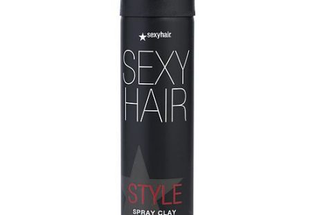 Sexyhair Style Spray Clay Texturizing Hairspray Clay, 4.4 Oz | All Over Texture