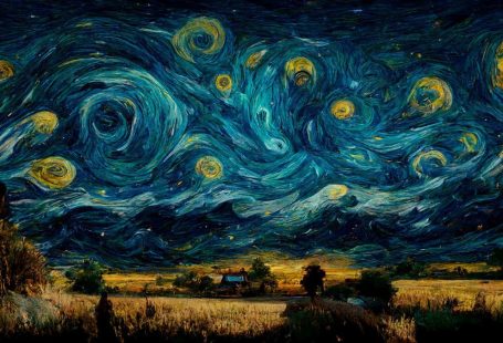 Starry Night Van Gogh Laptop
