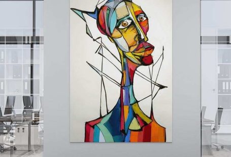 Tableau Abstrait Abstraction Identitaire - 75x100cm / Affiche sans cadre