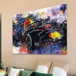 Tableau Formule 1 Red Bull - 40x60cm / Affiche sans cadre