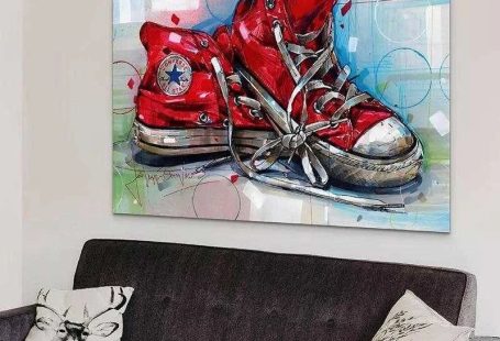 Tableau Street Art Converse All Star - 80x120cm / Affiche sans cadre