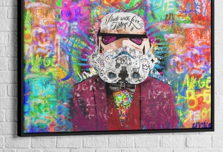 Tableau Street Art Stormtrooper - 40x60cm / Plexiglas