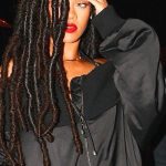 Too cool for fancy dress: Rihanna forgoes costume at Halloween bash
