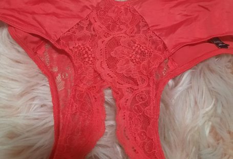 Victoria's Secret Intimates & Sleepwear | Nwt Victoria's Secret Red Cheeky Crotchless Panty Size Xsmall Or Medium | Color: Red | Size: Various