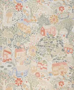 Wallpaper Birgitta cream white