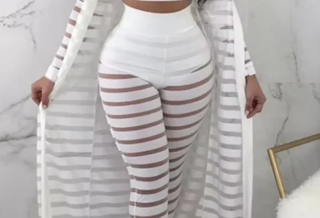 White Fashion Sexy Long Sleeve Strapless Regular Sleeve Regular Solid Three-piece Set