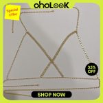 Women's Sexy Rhinestone Sexy Bra Body Chain