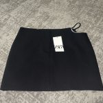Zara Skirts | Black Mini Zara Skirt | Color: Black | Size: L