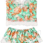 $17.46 Lingerie for women for sex sexy womens satin lace silk camisole shorts bow set sleepwear p...