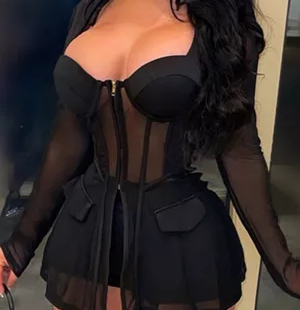 Black Sexy Solid Mesh Square Collar Long Sleeve Two Pieces