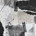 Download premium image of Scrapbook collage background, paper texture in black and white by Boom about scrapbook, black and white abstract, scrapbook background black, collage vintage ripped paper, and paper rip 4062744