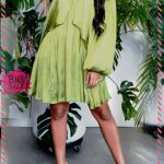 Fashion Sexy Solid Color Chiffon Dress