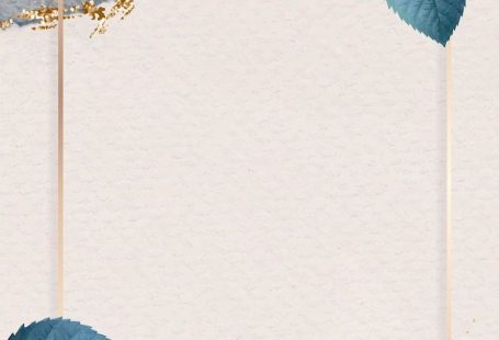 Free Vector | Rectangle gold frame with foliage pattern background