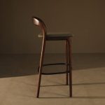 Green Fabric Counter & Bar Stools Industrial Ash Wood Indoor Stools 4 Piece Set-Bar Stool(71cmH)