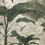 Green Tropical Illustration Digital Wallpaper M9484