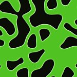 Illustration Stain Resistant Mural Wallpaper Animal Skin Sleeping Room Wall Mural 123" x 87"-Green-Non-Pasted