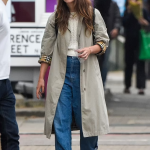 Keira Knightley enjoys a day out with her family