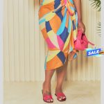 Lace Up High Fork Sexy Skirt