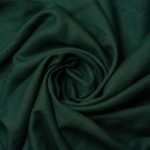 Linen Wrap Dress Eliana Dark Green - L / Dark Green