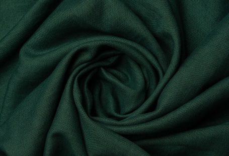 Linen Wrap Dress Eliana Dark Green - L / Dark Green