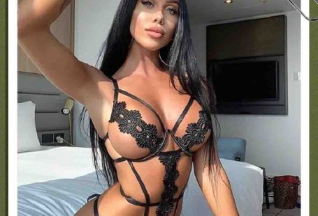 Olivia Mark - One-piece lace sexy erotic one-piece hanging neck revealing breast see-through erotic