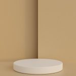 Premium Photo | Minimal podium background for branding and product presentation 3d rendering