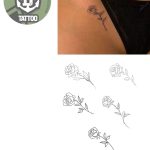 ROSES WOMAN SEXY TATTOO DESIGN