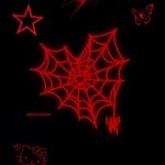 Red spider hello kitty wallpaper