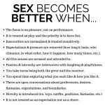 Sex becomes better when