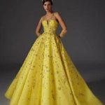 Sexy Pink Sequins Elegant V-Neck Prom Dress UKes UK Sleeveless Elegant Evening Dress UKes UK with Sash Sexy