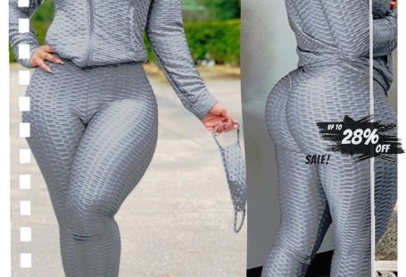 Sexy Sportswear Patchwork Zipper Collar Two Pieces