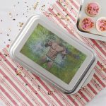 SlipperyJoe's white muscular sexy man speedo rope  Cake Pan