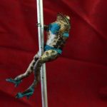 Taxidermy Frog Stripper in Heel Taxidermy Frog Pole Dance Sexy Curiosity Oditties - Etsy