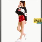 Urban Leisure Loose Pockets Elastic Waist Leather Pants Sexy Women's Shorts