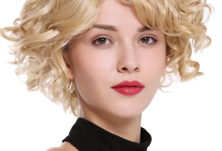 WIG ME UP Women's Wig Short Wavy Wild Wave Sexy Blonde Mix Highlights