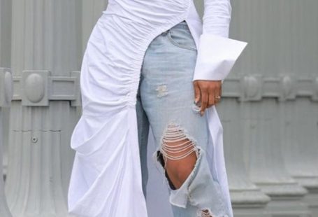 White Sexy Casual Solid High Opening Fold Shirt Collar High Waist Tops