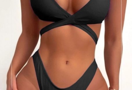 Women 2 pcs Micro Bikini set lace up Swimwear Beachwear push up Bra Bathing suit