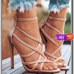 Women Sexy Summer High Heel Boots Sexy Thin Heel Shoes