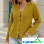 2022 Sexy Einfarbiger Schnürpullover - Rot / L