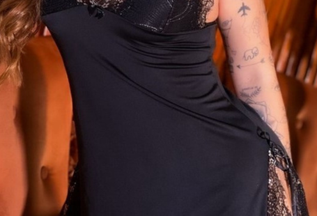 Camisola Lingerie Renda Sexy Sem Bojo